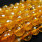  Citrine 8mm Faceted Round Beads