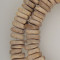 Coco Natural White Wood Beads