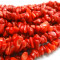 Red Coral Chip Beads
