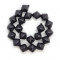 Dyed Black Wood 20x20mm Saucer Beads