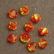 Swarovski® 4mm Fire Opal Bicone Xilion Cut Beads (Pack of 10)