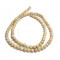 Fossil Stone 4mm Round Beads