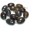 Grey Agate Large Faceted Rice Beads