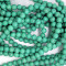 Green Synthetic Turquoise 8mm Round Beads 