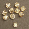 Swarovski® 4mm Golden Shadow Bicone Xilion Cut Beads (Pack of 10)