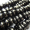 Jet 6-10mm Nugget Beads