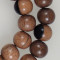 Kamagong (Tiger Ebony) 8mm Round Wood Beads
