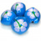 Kukui Nut Blue With Flower (Pack 4)