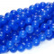 Malay Jade Blue 8mm Round Beads