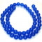 Malay Jade Blue 8mm Round Beads