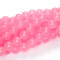 Malay Jade Rose Pink 8mm Round Beads