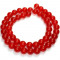 Malay Jade Red 8mm Round Beads