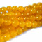 Malay Jade Yellow 8mm Round Beads