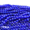 Malay Jade Blue Faceted 6mm Round Beads
