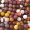 Mookaite Faceted 8mm Round Beads 