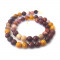 Mookaite Faceted 8mm Round Beads 