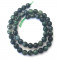 Moss Agate Faceted 8mm Round Beads