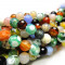 Fire Agate Multicolour 6mm Beads
