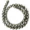 Pyrite 8mm Faceted Round Beads