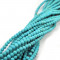 Reconstituted Turquoise Matte 4mm Round Beads