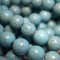 Reconstituted Turquoise 12mm Round Beads
