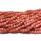 Rhodochrosite Faceted Cube Beads