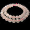 Rose Quartz 8mm Faceted Round Beads