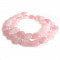 Rose Quartz Flat Style Nugget Beads