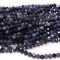 Sapphire Faceted Round Beads