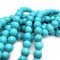 Synthetic Turquoise 8mm Round Beads