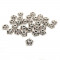 Tibetan Silver Star Bead Caps 7.5mm (Pack 30) 