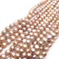 Freshwater Nugget Pearl Lilac Beads