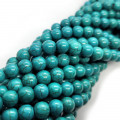 Reconstituted Tibetan Turquoise 8mm Round Beads