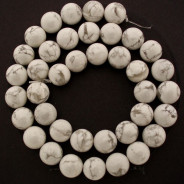 Howlite 10mm Round Beads 