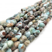 Larimar Nugget Beads