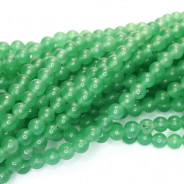 Malay Jade Green 4mm Round Beads
