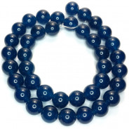 Malay Jade Mineral Blue 10mm Round Beads