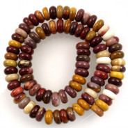 Mookaite 5x8mm Rondelle Beads
