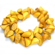 Jackfruit (Nangka) Small Slice Wood Beads