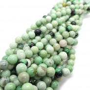 Natural Green Turquoise 8mm Round Beads