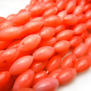 Pink Coral Rice Beads