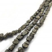 Pyrite 5-6mm Nugget Beads