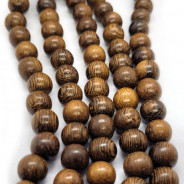 Robles 8mm Round Wood Beads