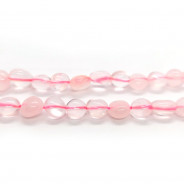 Rose Quartz Small Nugget Beads ~7mm