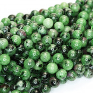 Ruby Zoisite 6mm Round Beads