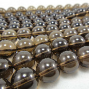 Smoky Quartz 10mm Round Beads