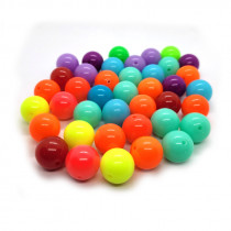 Fluorescent Acrylic Bubblegum Beads 16mm