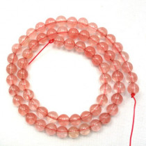 Cherry Quartz 6mm beads