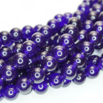 Malay Jade Amethyst 8mm Round Beads