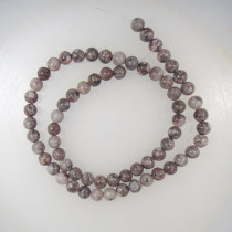 Ocean Fossil 6mm Round Beads